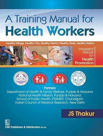 A Training Manual For Health Workers (Pb 2016) 